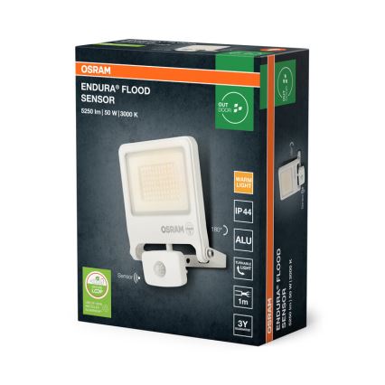 Osram - LED-reflektor liikumisanduriga ENDURA LED/50W/230V 3000K IP44