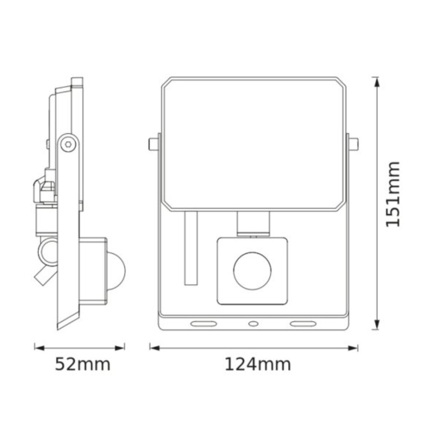 Osram - LED-reflektor liikumisanduriga FLOODLIGHT LED/20W/230V 4000K IP65