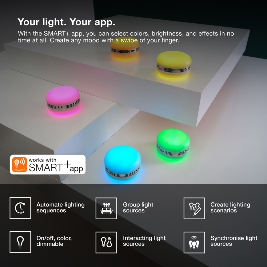 Osram - hämardatav LED RGB-kõlar SMART+ MACARON LED/1,75W/3,7V 450 mAh sinine