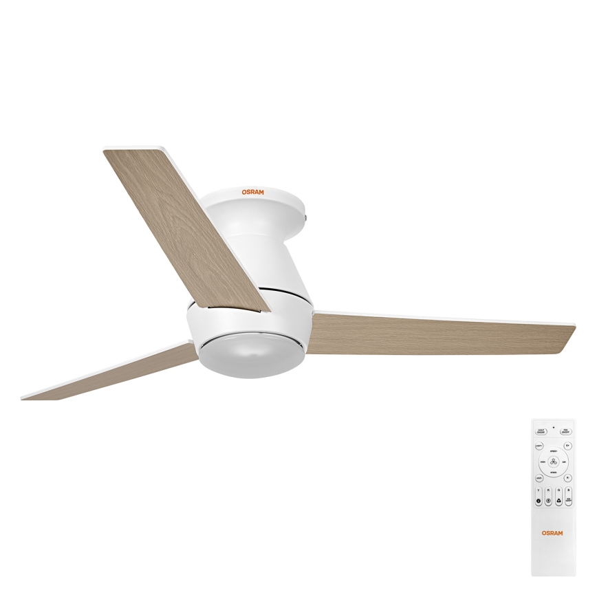 Osram - LED RGB Hämardatav laeventilaator NORDES LED/18W/230V 3000-6500K + kaugjuhtimispult