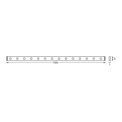 Osram - LED RGB hämardatav riba SMART+ MAGIC FLEX 5m LED/24W/230V Wi-Fi + kaugjuhtimispult