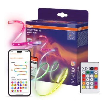 Osram - LED RGB hämardatav riba SMART+ MAGIC FLEX 5m LED/24W/230V Wi-Fi + kaugjuhtimispult
