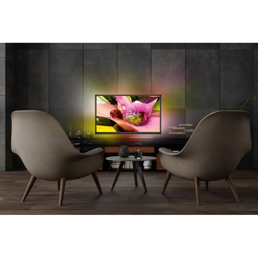 Osram - LED RGB Hämardatav riba telerile FLEX AUDIO 2m LED/3,6W/5V + kaugjuhtimispult