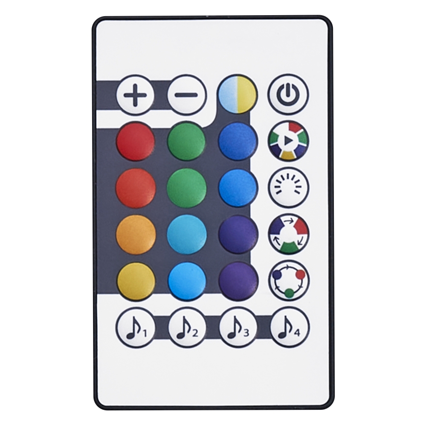 Osram - LED RGB Hämardatav riba telerile FLEX AUDIO 2m LED/3,6W/5V + kaugjuhtimispult