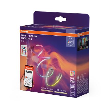 Osram - LED RGB hämardatav riba SMART+ MAGIC 5m LED/35W/230V Wi-Fi + kaugjuhtimispult