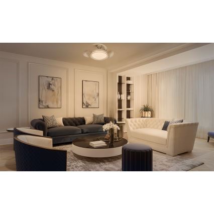 Osram - LED RGB hämardatav laelamp ventilaatoriga CIERZO LED/35W/230V 3000-6500K + kaugjuhtimispult