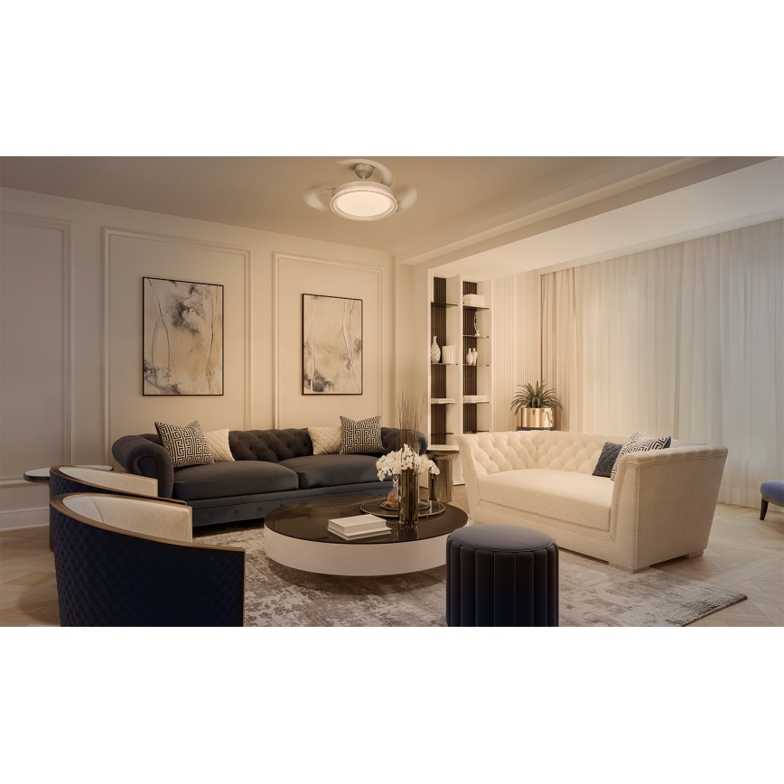 Osram - LED RGB hämardatav laelamp ventilaatoriga CIERZO LED/35W/230V 3000-6500K + kaugjuhtimispult