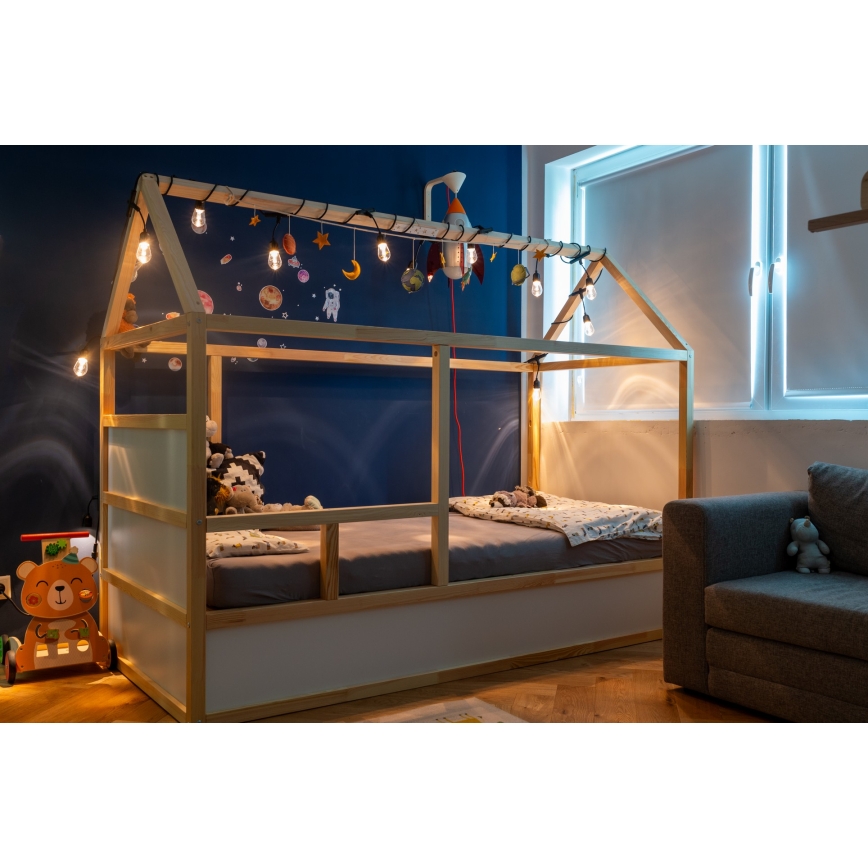 Osram - LED RGB hämardatav välisvalguskett SMART+ STRING 12xLED/230V 7,47m IP44 Wi-Fi