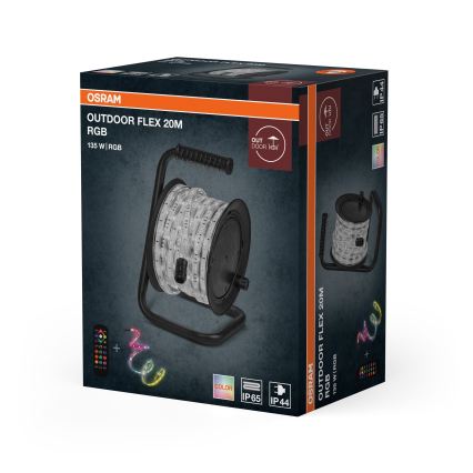 Osram - LED RGB hämardatav väliriba FLEX 20m LED/135W/230V IP65 + kaugjuhtimispult