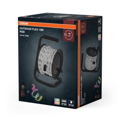 Osram - LED RGB hämardatav väliriba FLEX 15m LED/100W/230V IP65 + kaugjuhtimispult