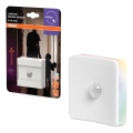 Osram - LED RGB pistikupessa ühendatav orientatsioonivalgusti anduriga LUNETTA LED/0,3W/230V