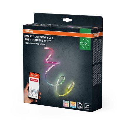 Osram - LED RGB+TW hämardatav välitingimustele sobiv SMART+ FLEX 5m LED/11W/230V 2000-6500K IP65