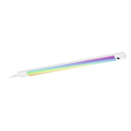 Osram - LED RGBW hämardatav aluskapi valgusti liikumisanduriga LINEAR EDGE LED/8W/230V 50 cm valge + kaugjuhtimispult