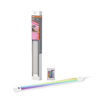 Osram - LED RGBW hämardatav aluskapi valgusti liikumisanduriga LINEAR EDGE LED/8W/230V 50 cm valge + kaugjuhtimispult