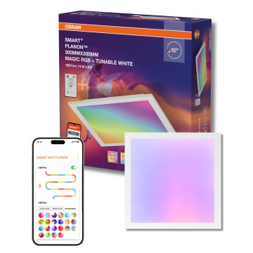 Osram - LED RGBW Hämardatav laelamp SMART+ MAGIC LED/14W/230V 2700-6500K 30x30 cm Wi-Fi + kaugjuhtimispult
