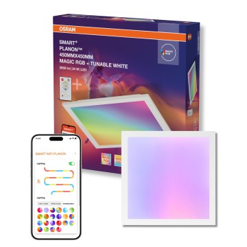 Osram - LED RGBW Hämardatav laelamp SMART+ MAGIC LED/24W/230V 2700-6500K 45x45 cm Wi-Fi + kaugjuhtimine