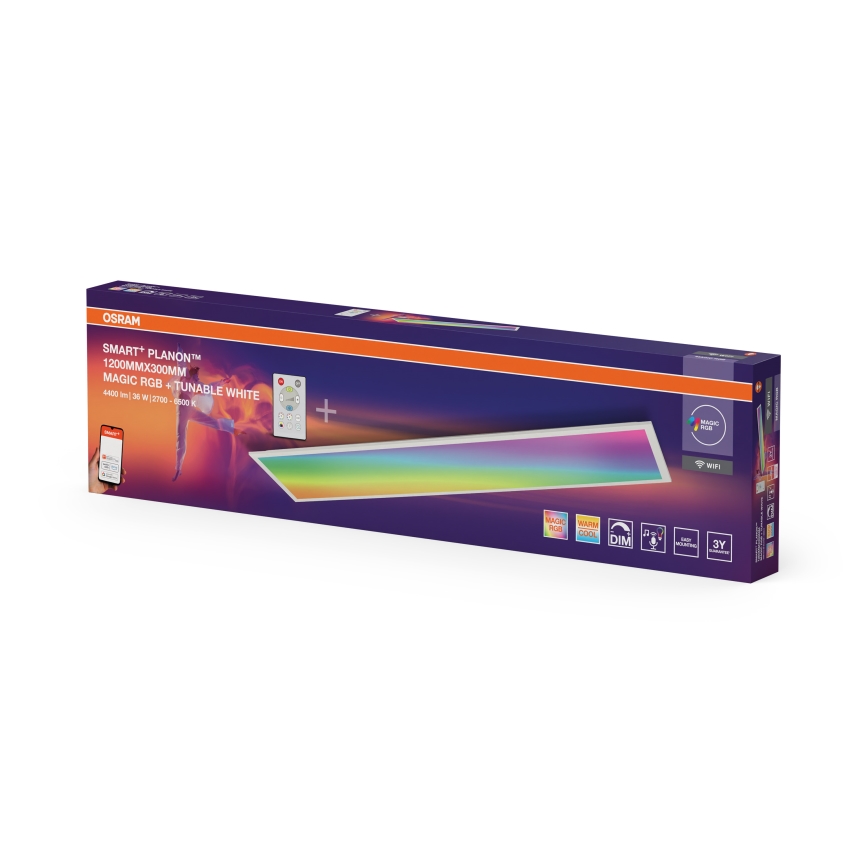 Osram - LED RGBW hämardatav laevalgusti SMART+ MAGIC LED/36W/230V 2700–6500K Wi‑Fi + kaugjuhtimispult
