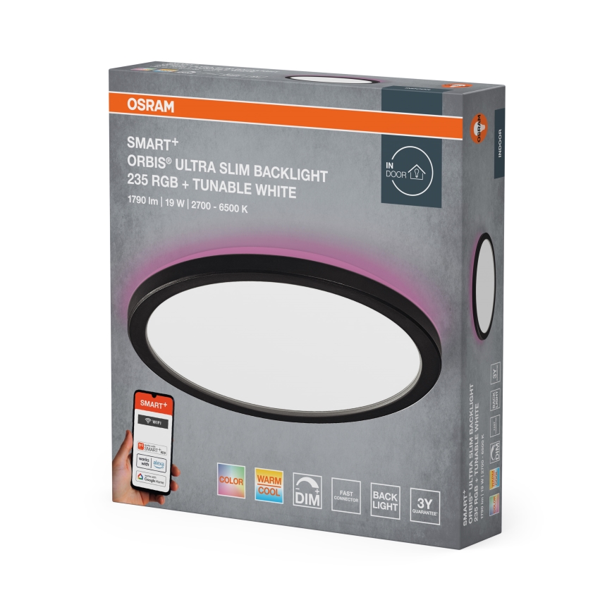 Osram - LED RGBW hämardatav laelamp SMART+ ORBIS LED/19W/230V läbimõõt 23,5 cm 2700-6500K Wi-Fi