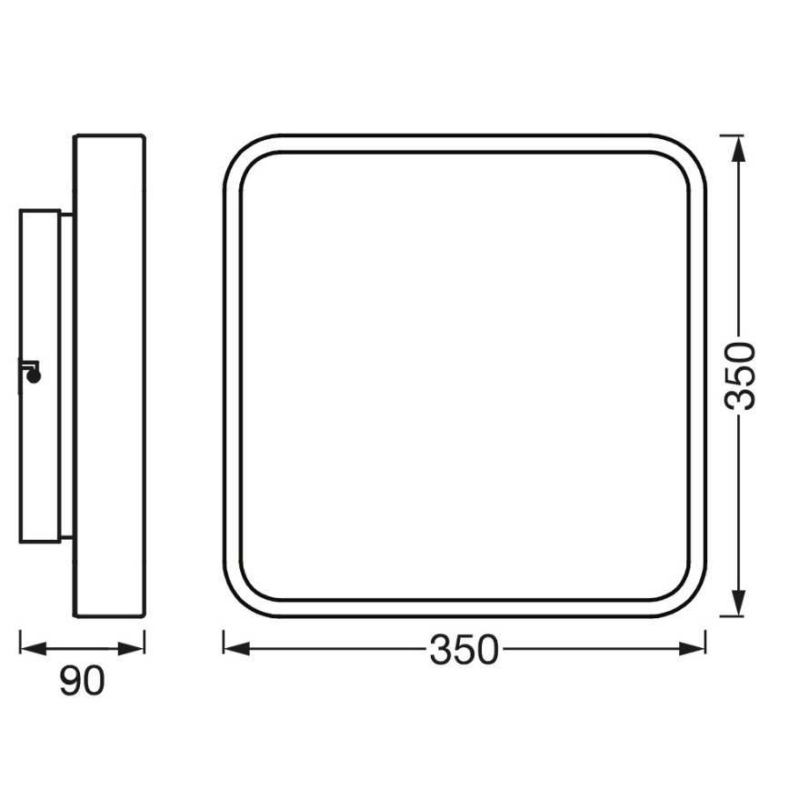Osram - LED RGBW hämardatav laevalgusti SMART+ ORBIS LED/28W/230V 35x35 cm 2700-6500K Wi-Fi