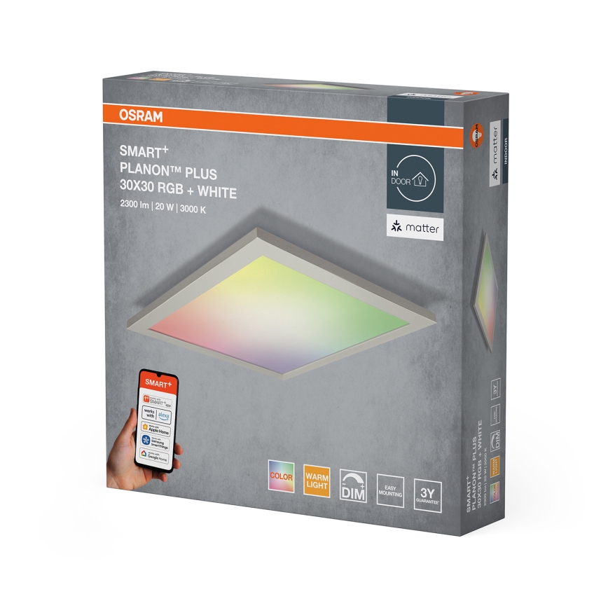 Osram - LED RGBW hämardatav laelamp SMART+ PLANON LED/20W/230V 30x30 cm