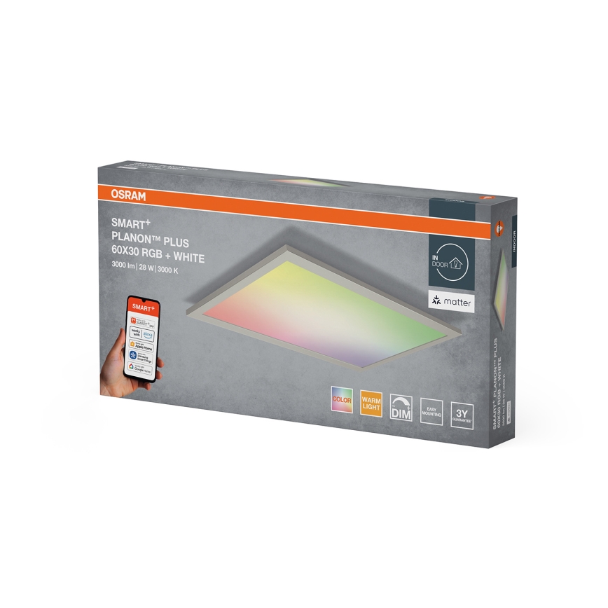 Osram -LED RGBW Hämardatav laelamp SMART+ PLANON LED/28W/230V 60x30 cm Wi-Fi