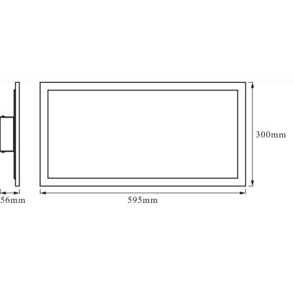 Osram -LED RGBW Hämardatav laelamp SMART+ PLANON LED/28W/230V 60x30 cm Wi-Fi