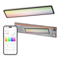 Osram - LED RGBW Hämardatav laelamp SMART+ PLANON LED/40W/230V 2800-6500K 98x20 cm Wi-Fi IP54 must