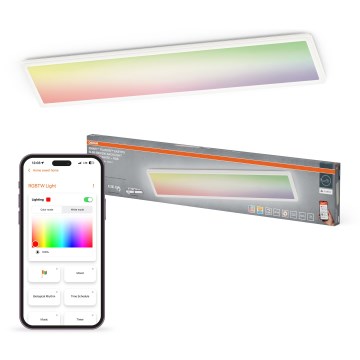 Osram - LED RGBW Hämardatav laevalgusti SMART+ PLANON LED/40W/230V 2800-6500K 98x20 cm Wi-Fi IP54 valge