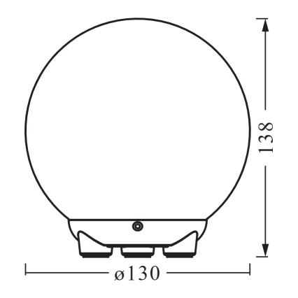 Ledvance - LED RGBW hämardatav laualamp SMART+ MAGIC LED/2,5W/5V 2200-6500K Wi-Fi valge