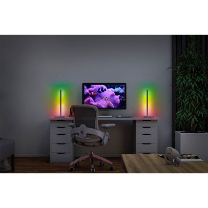 Osram - LED RGBW hämardatav lauavalgusti SMART+ MAGIC LED/7,5W/230V 2700-6500K hõbedane Wi-Fi + kaugjuhtimispult