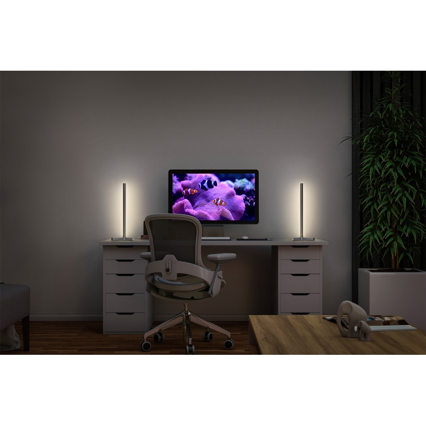 Osram - LED RGBW hämardatav lauavalgusti SMART+ MAGIC LED/7,5W/230V 2700-6500K hõbedane Wi-Fi + kaugjuhtimispult