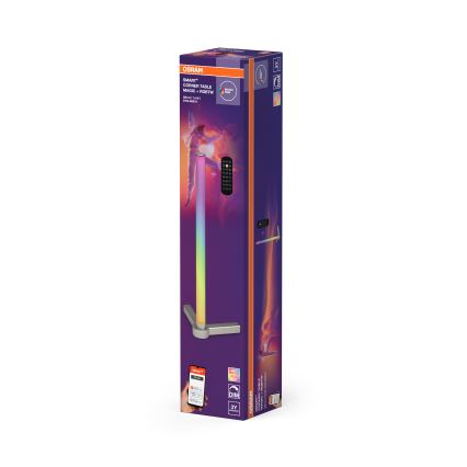 Osram - LED RGBW hämardatav lauavalgusti SMART+ MAGIC LED/7,5W/230V 2700-6500K hõbedane Wi-Fi + kaugjuhtimispult