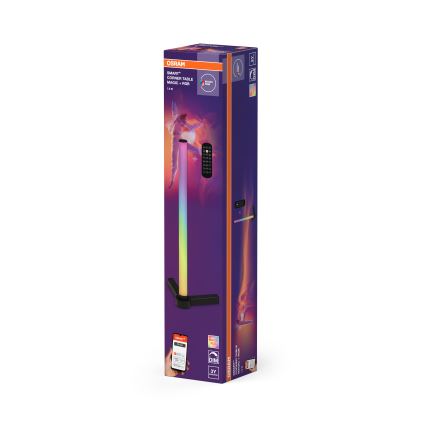 Osram - LED RGBW hämardatav laualamp SMART+ MAGIC LED/7,5W/230V 2700-6500K must Wi-Fi + kaugjuhtimispult