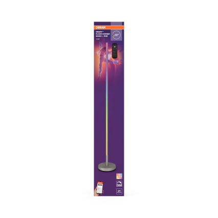 Osram - LED RGBW hämardatav põrandalamp SMART+ MAGIC LED/11,5W/230V 2700-6500K hõbedane Wi-Fi + kaugjuhtimispult