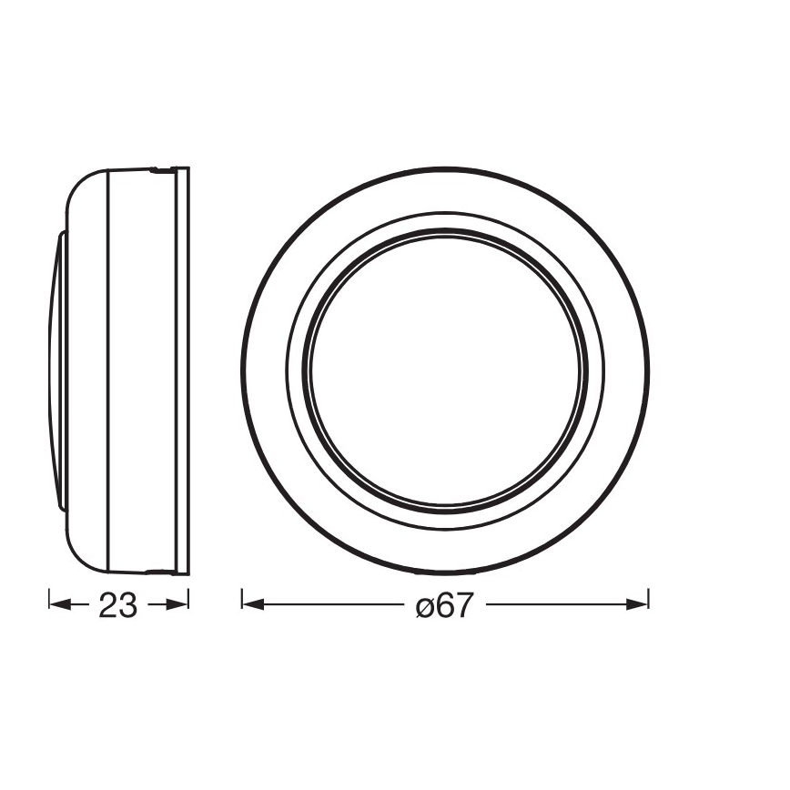 Osram - LED RGBW hämardatav puutetundlik öövalgusti SMART+ DOT-IT LED/0,5W/3,7V 300 mAh