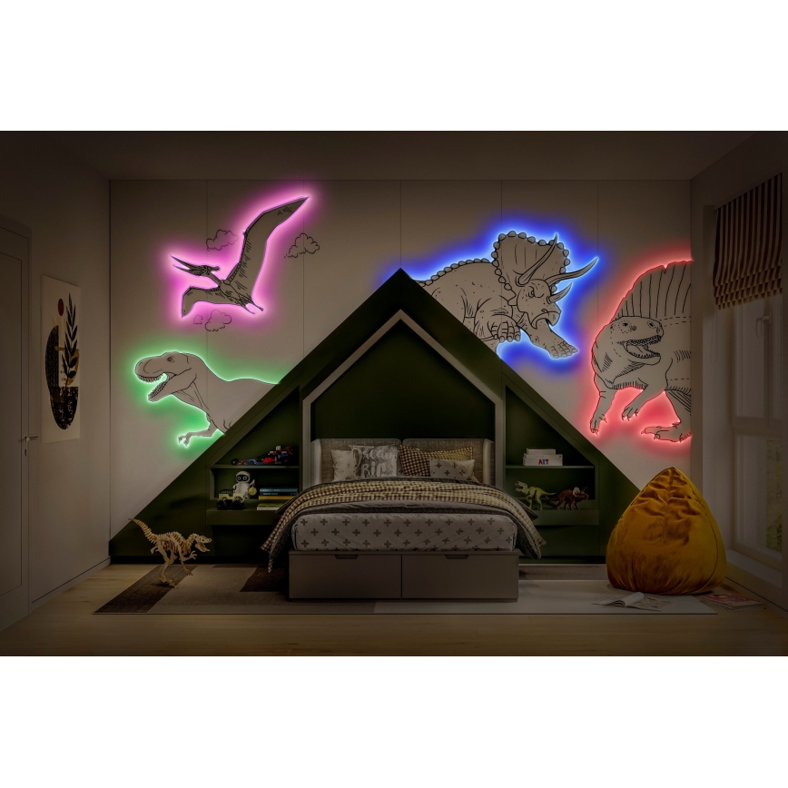 Osram - LED RGBW hämardatav riba FLEX 5m LED/10W/230V + kaugjuhtimispult