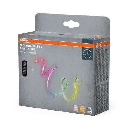 Osram - LED RGBW hämardatav riba FLEX 5m LED/10W/230V + kaugjuhtimispult