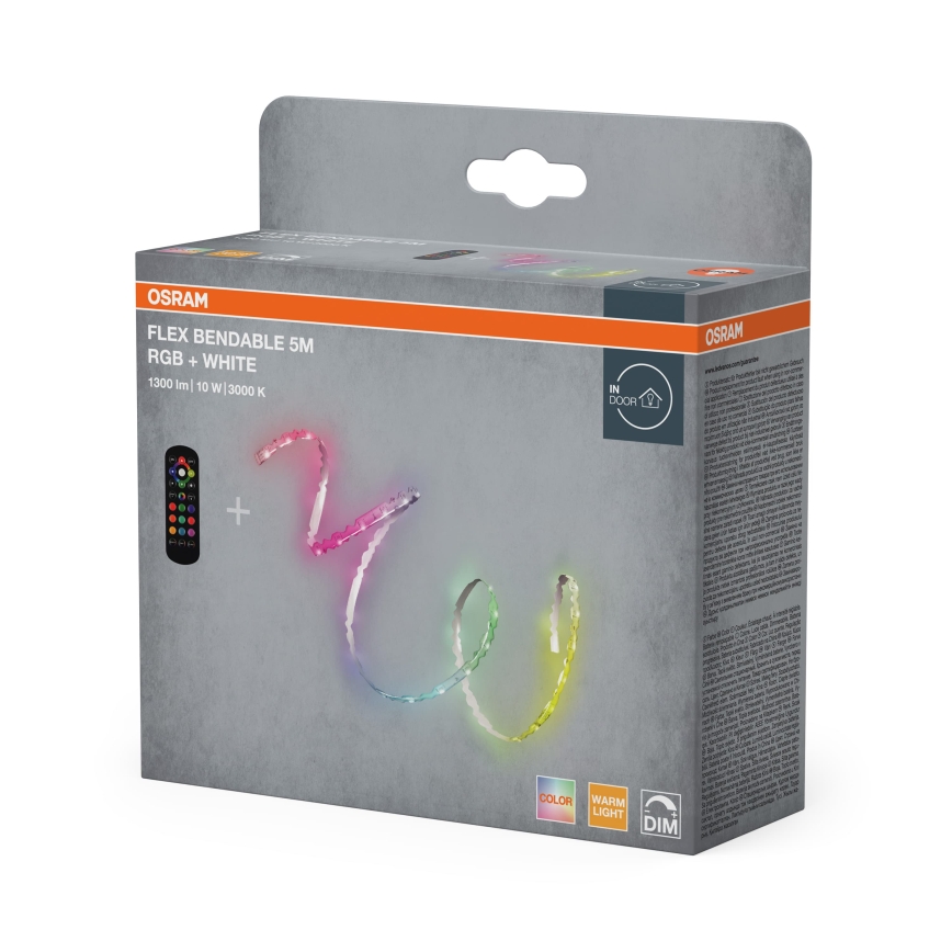 Osram - LED RGBW hämardatav riba FLEX 5m LED/10W/230V + kaugjuhtimispult