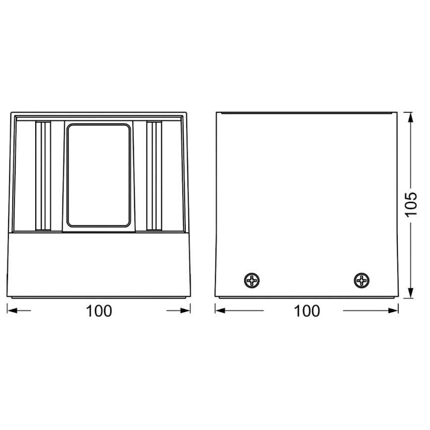 Osram - LED RGBW hämardatav välisseinavalgusti SMART+ BEAM LED/8W/230V 3000-6500K IP44 Wi-Fi