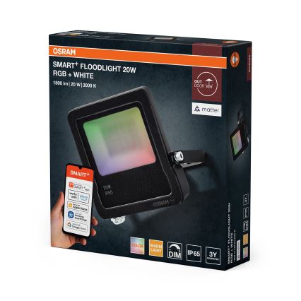 Osram - LED RGBW hämardatav prožektor SMART+ FLOODLIGHT LED/20W/230V IP65 Wi-Fi