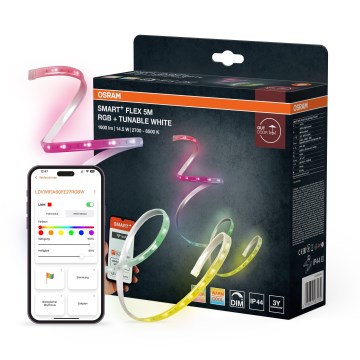Osram - LED RGBW hämardatav välitingimustesse mõeldud valgusriba SMART+ FLEX 5m LED/14,5W/230V 2700-6500K IP44 Wi-Fi