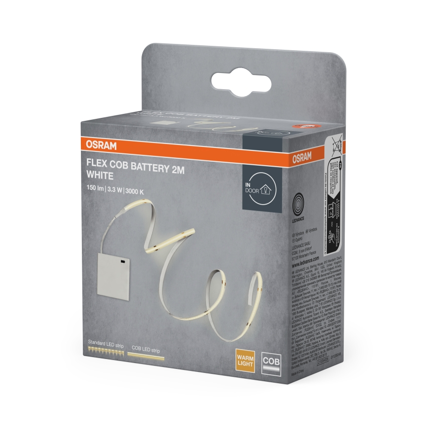 Osram - LED riba FLEX COB BATTERY 2m LED/3,3W/4xAA