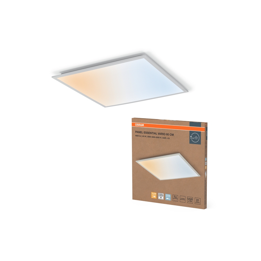 Osram - LED laepaneel ESSENTIAL LED/40W/230V 3000/4000/6500K 60x60 cm UGR19