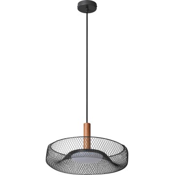 Osram - LED-rippvalgusti kaablil DECOR MESH LED/18,5W/230V läbimõõt 40 cm must/kummipuu
