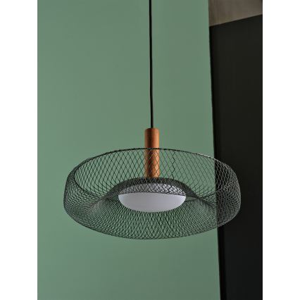 Osram - LED-rippvalgusti kaablil DECOR MESH LED/18,5W/230V läbimõõt 40 cm must/kummipuu