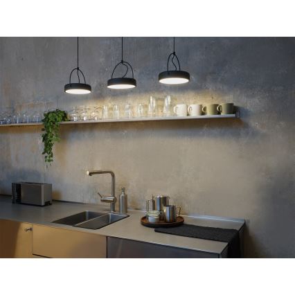 Osram - LED-rippvalgusti kaablil DECOR PUCK 3xLED/12W/230V CRI 90 must