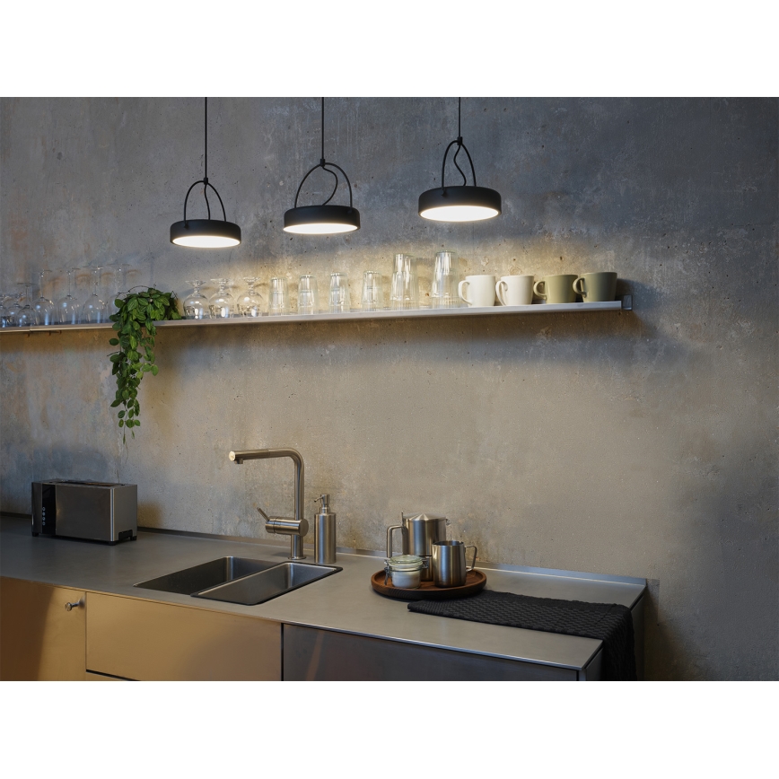 Osram - LED-rippvalgusti kaablil DECOR PUCK 3xLED/12W/230V CRI 90 must