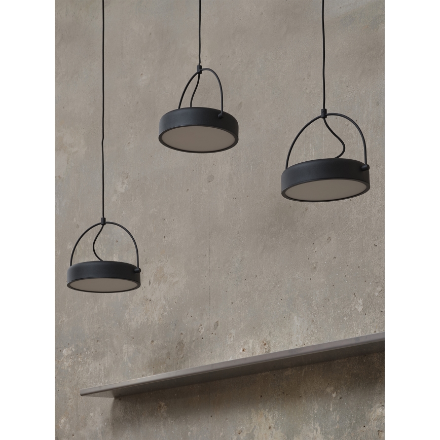 Osram - LED-rippvalgusti kaablil DECOR PUCK 3xLED/12W/230V CRI 90 must