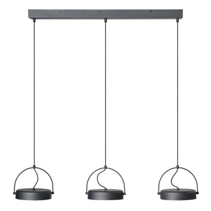 Osram - LED-rippvalgusti kaablil DECOR PUCK 3xLED/12W/230V CRI 90 must