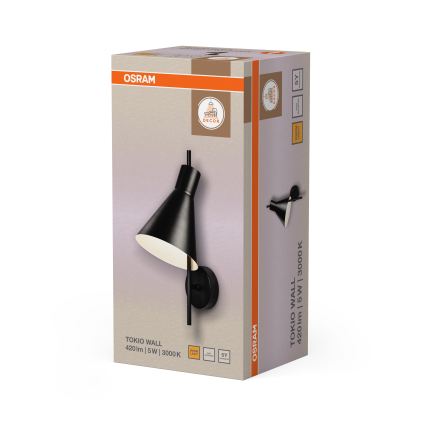 Osram - LED seinavalgusti DECOR TOKIO LED/5W/230V must